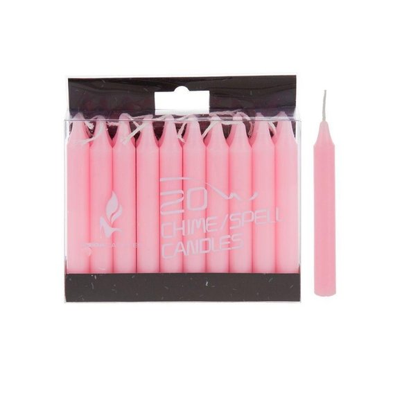 Mega Candles Unscented 4 Inch Mini Chime Pink - Picture 1 of 5